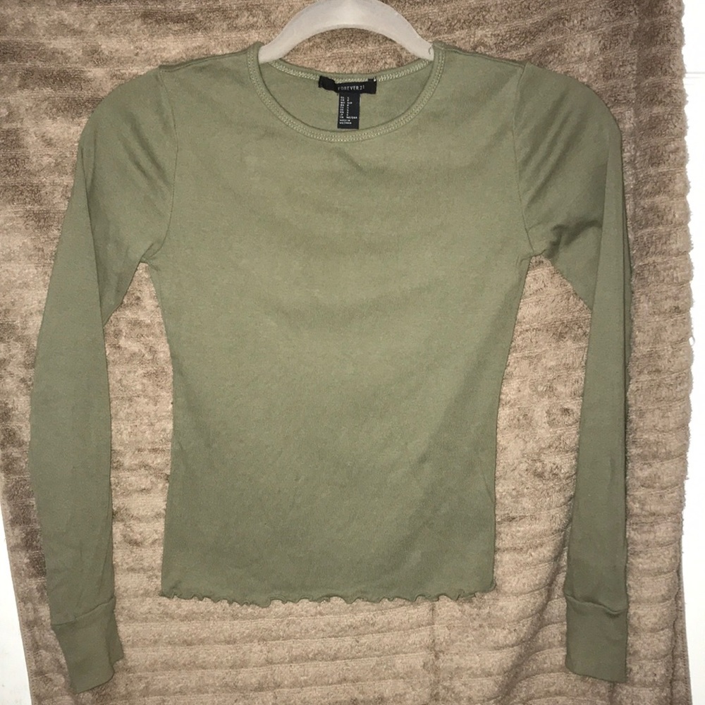Olive Green Top